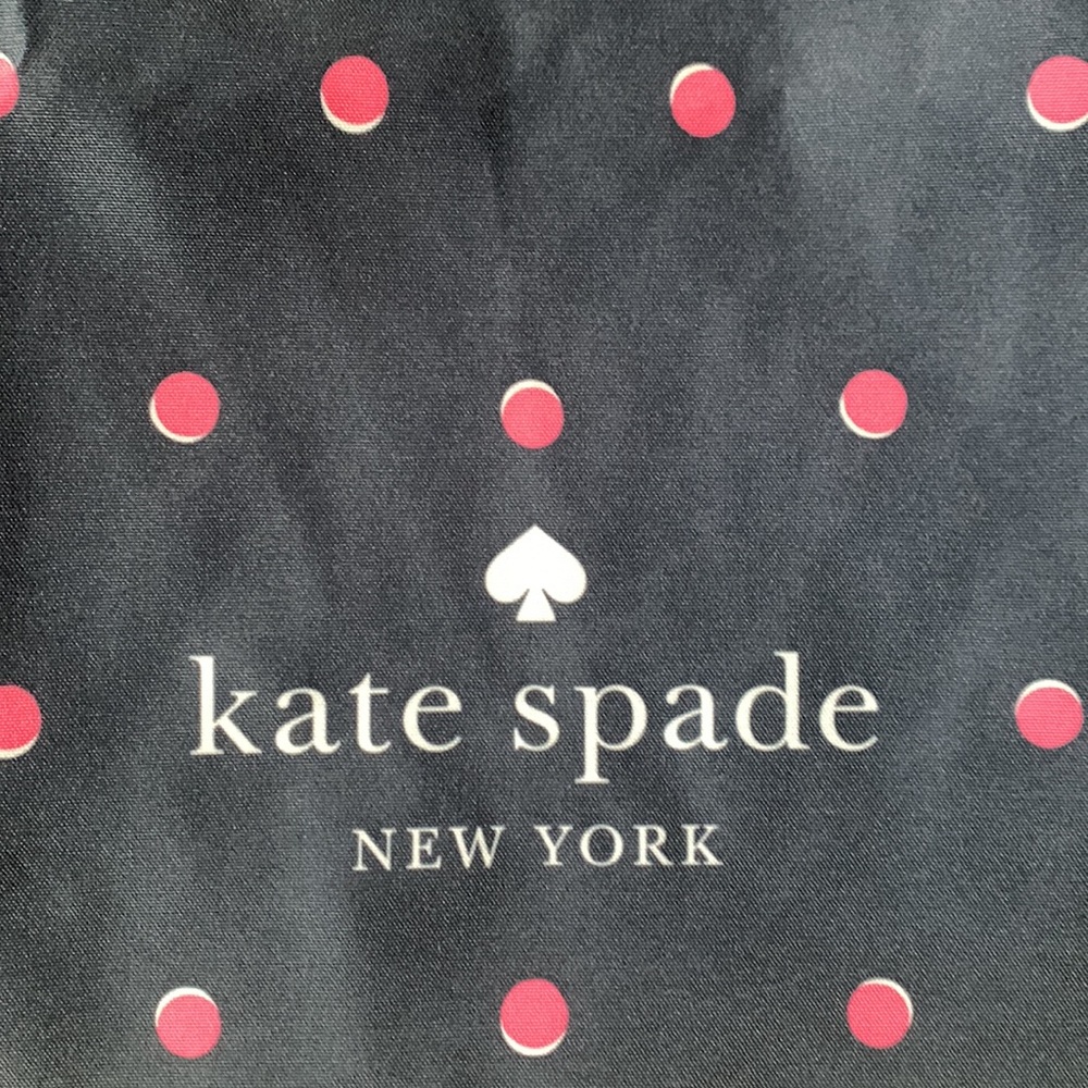 NWOT Kate Spade ♠️ Large Polka Dot Canvas Tote - SOLD OUT ONLINE - Picture 5 of 6